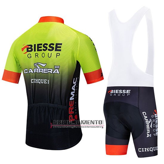 Abbigliamento Biesse Carrera 2020 Manica Corta e Pantaloncino Con Bretelle Verde Nero - Clicca l'immagine per chiudere